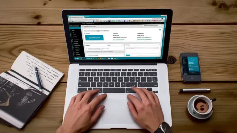 Custom WordPress website designed by Rhino Design Ltd showcasing modern branding and SEO-focused layout